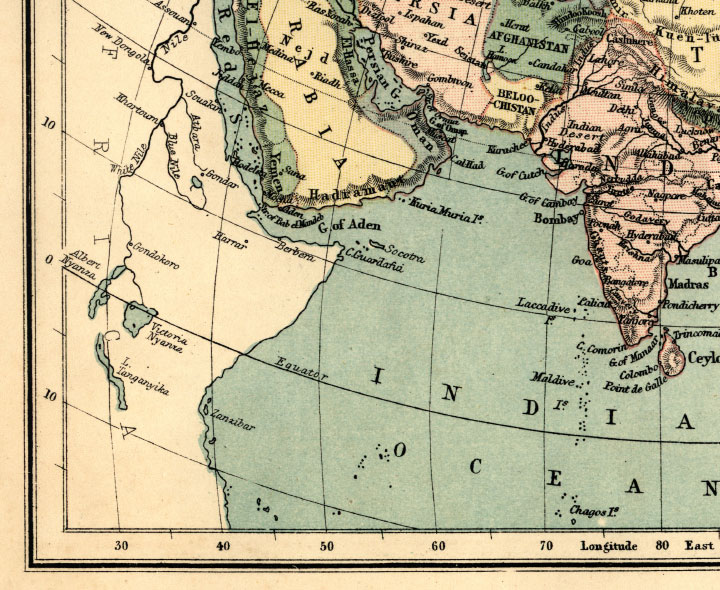 southwest asia map